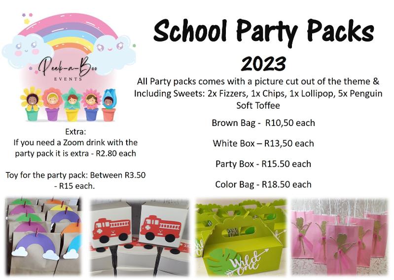Party Packs for School